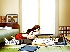 Nasty teens try dirty hentai fuck