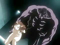 Monster has many tentacles to fuck gal