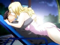 Blonde queen gifts guy with hot spoons