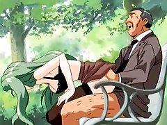 Fucking couple gets voyeured in a park