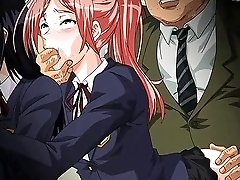 Hentai teen public transport fuck with stranger